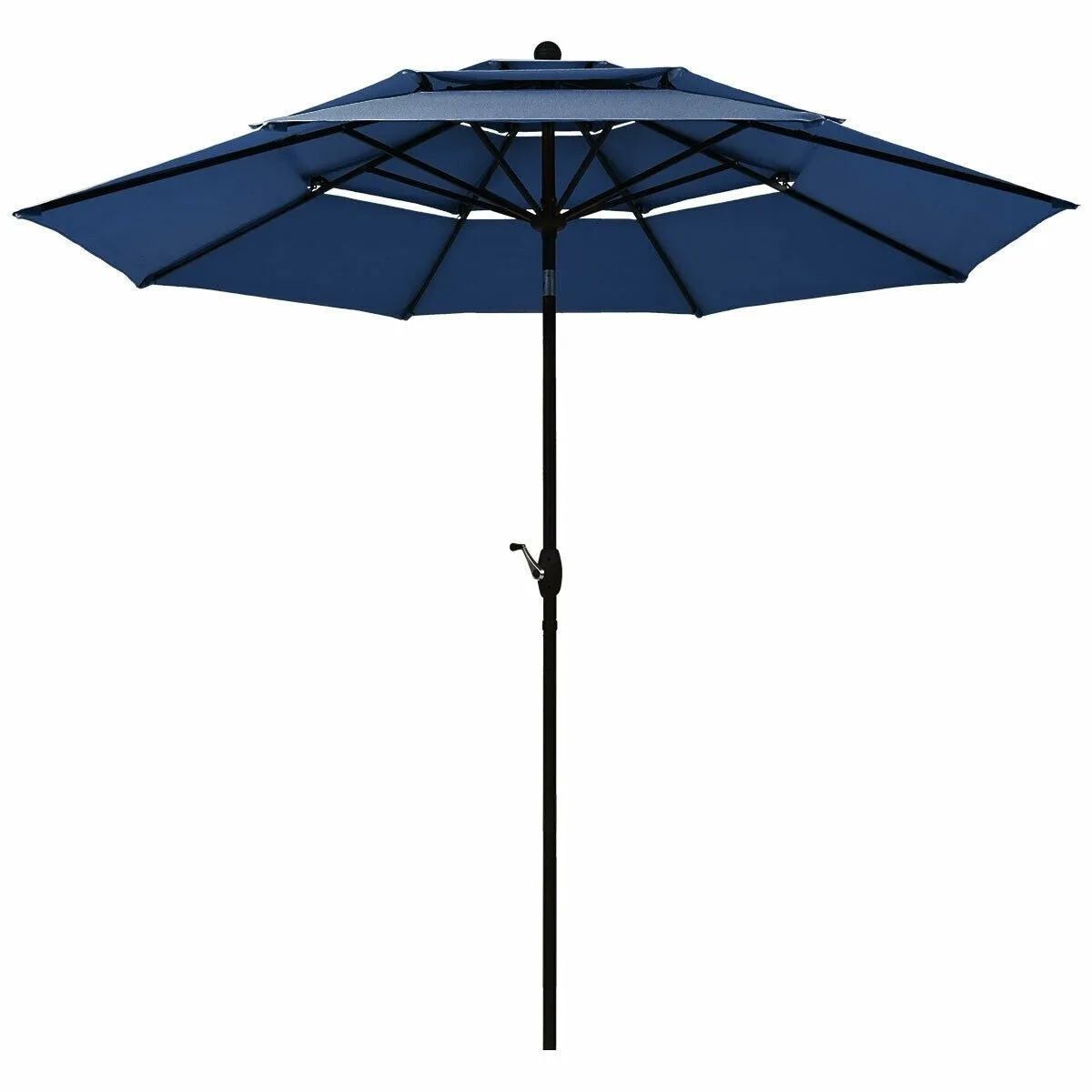 10ft 3 Tier Outdoor Patio Umbrella - Navy