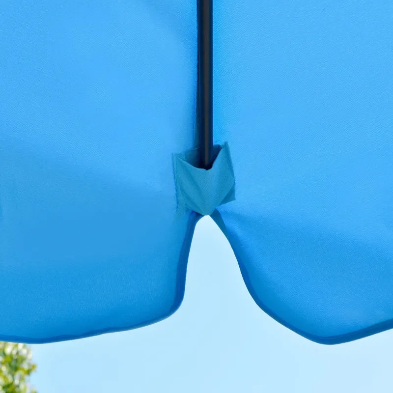 11 Ft. Offset Hanging Patio Umbrella - Blue