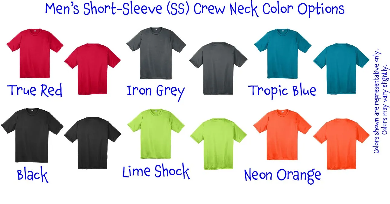 307 Wyoming Pickleball Club | Men's Short Sleeve Pickleball Shirt | 100% Polyester