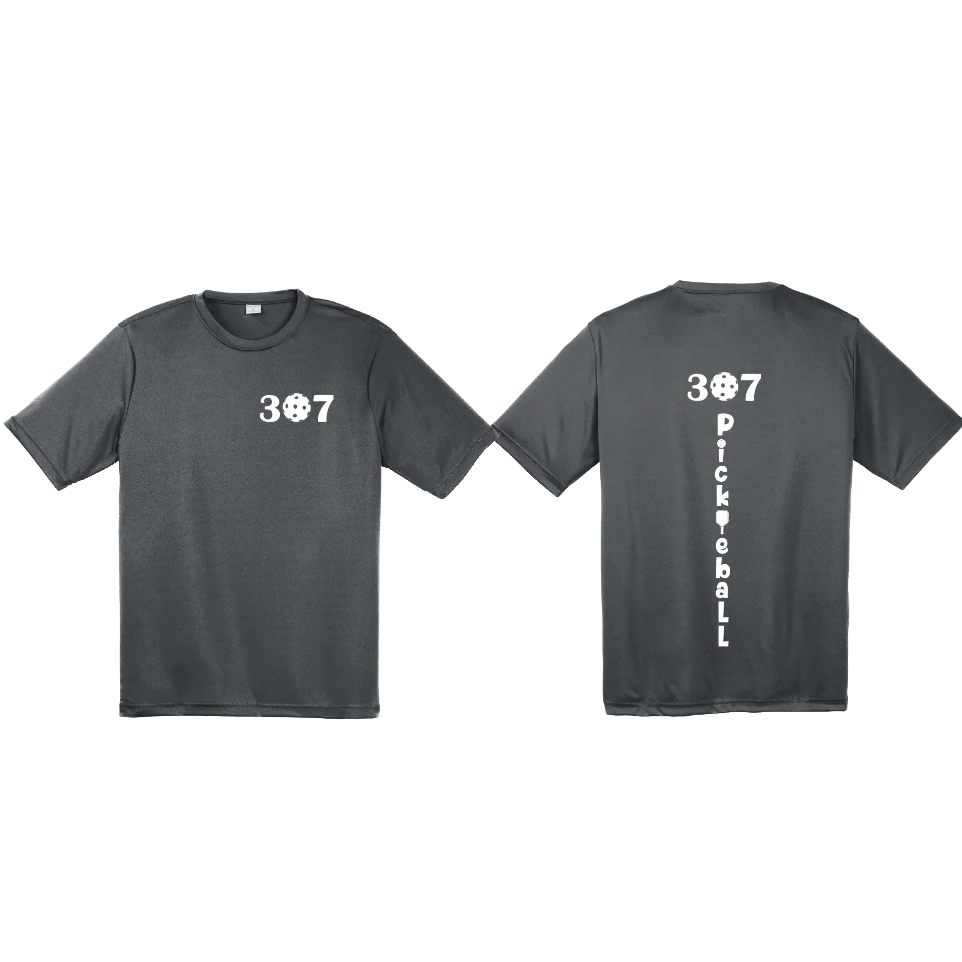 307 Wyoming Pickleball Club | Men's Short Sleeve Pickleball Shirt | 100% Polyester
