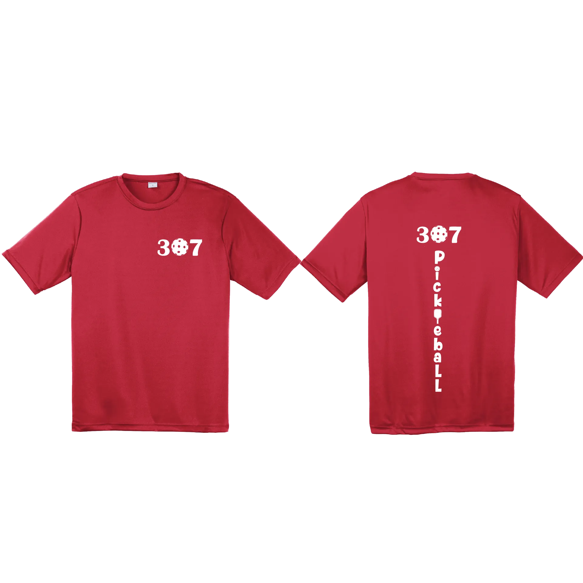 307 Wyoming Pickleball Club | Men's Short Sleeve Pickleball Shirt | 100% Polyester
