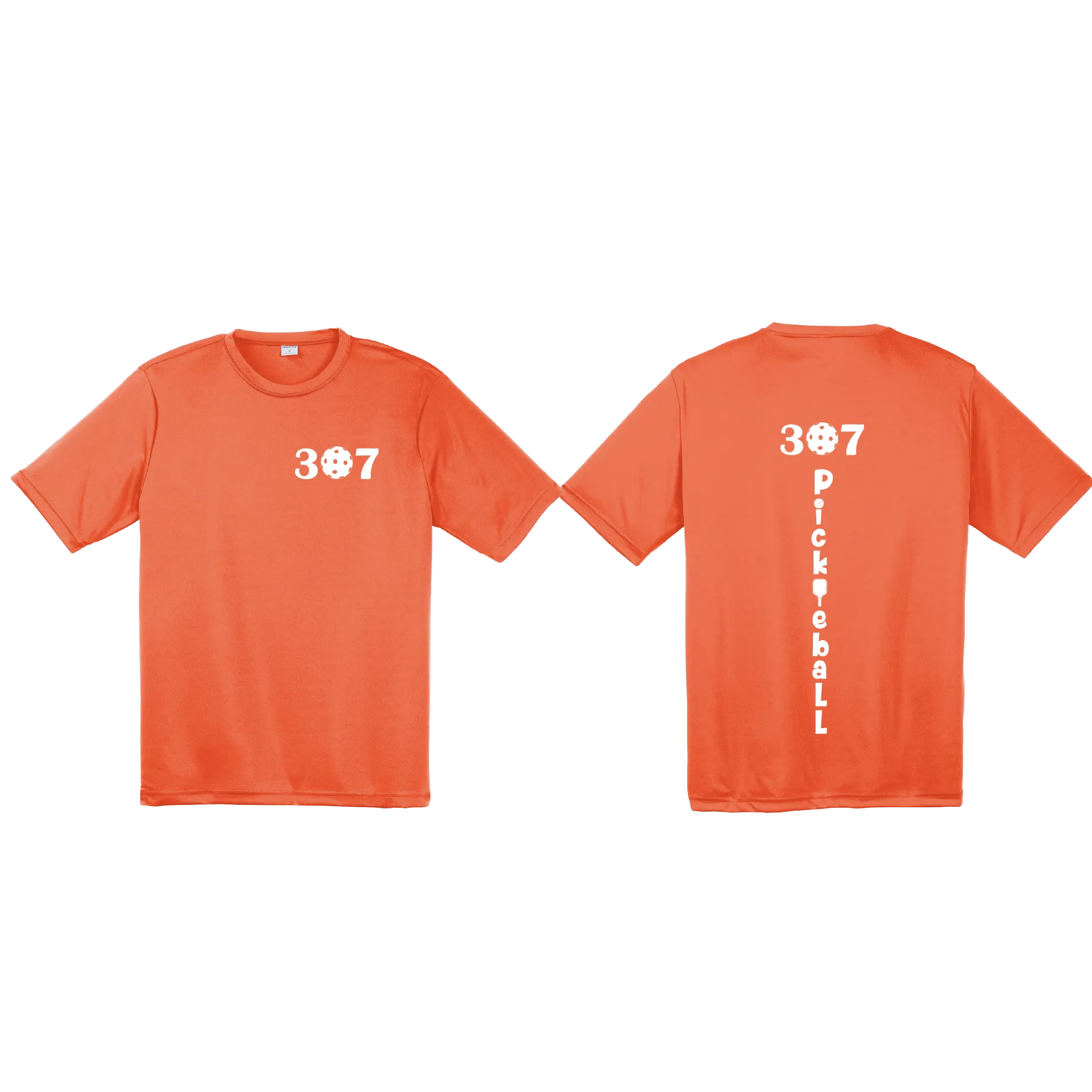 307 Wyoming Pickleball Club | Men's Short Sleeve Pickleball Shirt | 100% Polyester