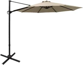 3.2m Cantilever Umbrella Parasol-Brown