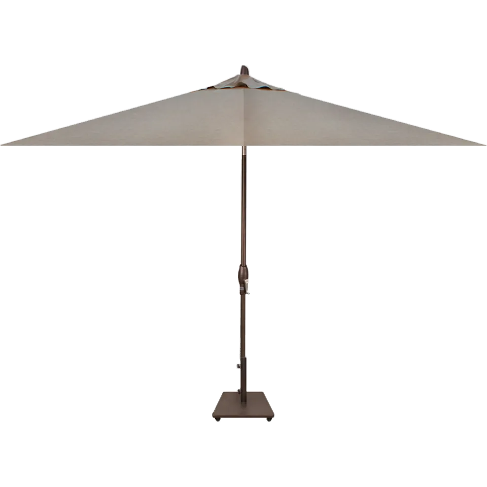 8' x 10' RECTANGLE MARKET UMBRELLA, CAST ASH