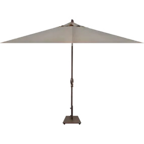 8' x 10' RECTANGLE MARKET UMBRELLA, CAST ASH