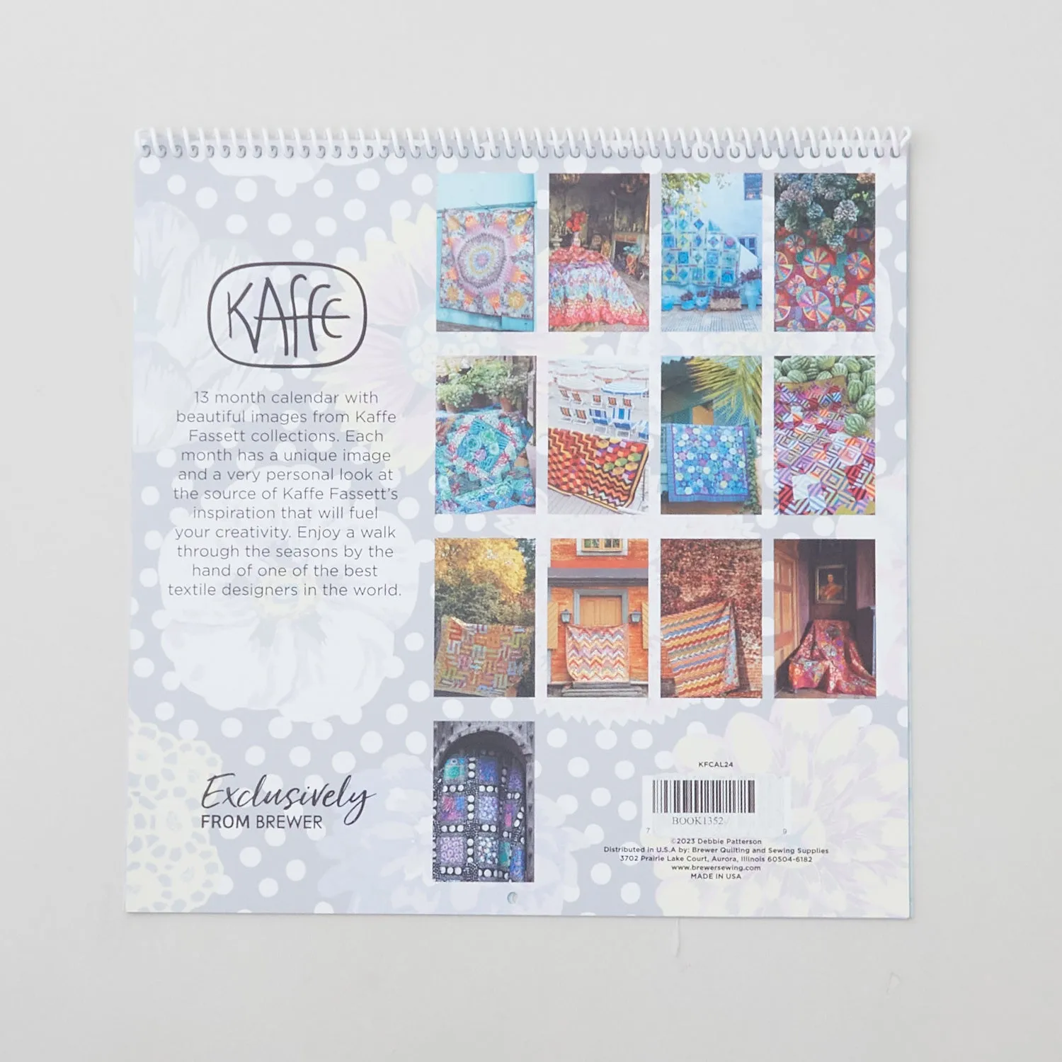 A Year of Color with Kaffe Fassett - 2024 Calendar