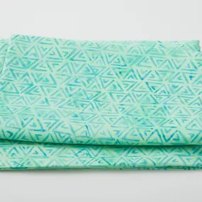 Adore Baliscapes Batiks - Angles Mint 2 Yard Cut