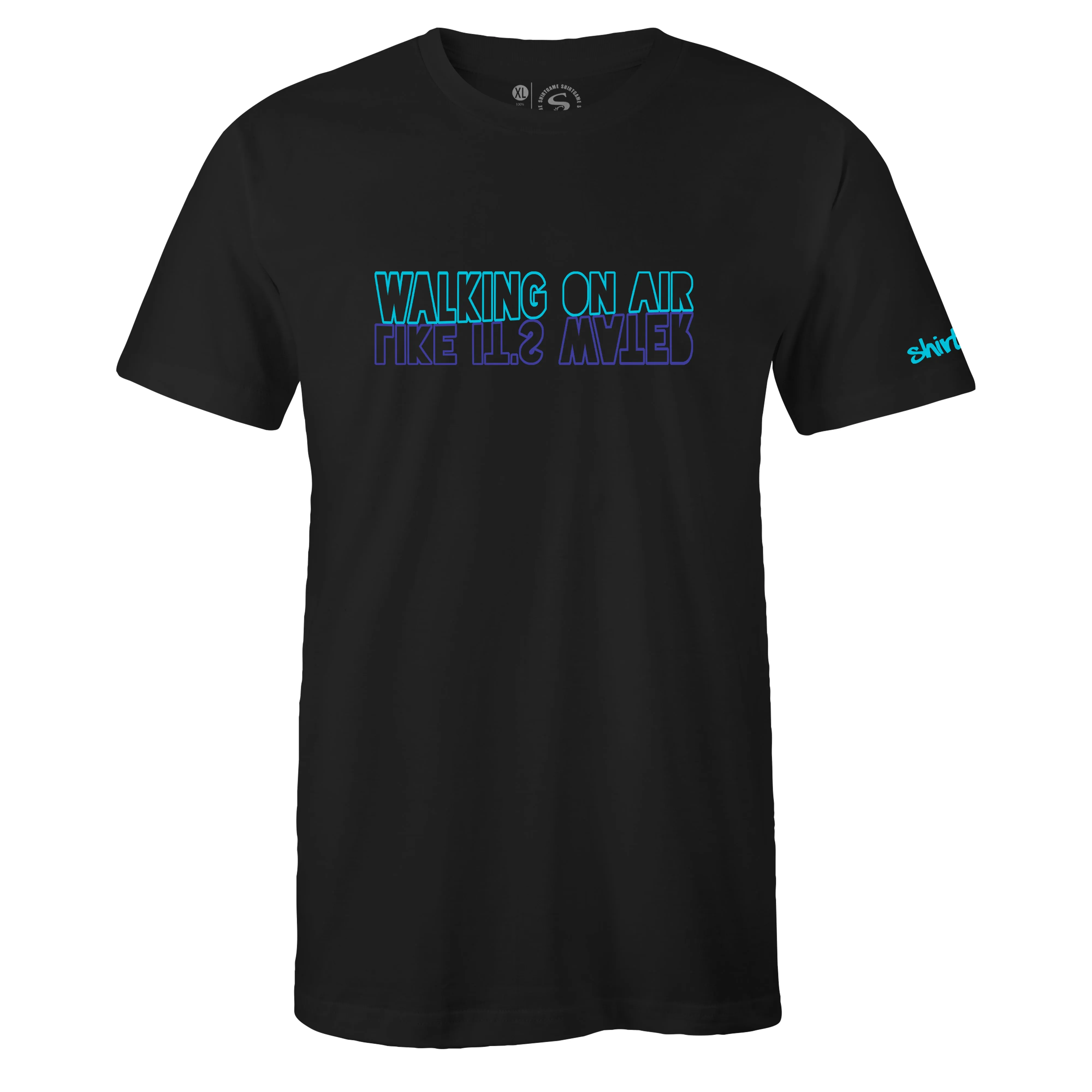 Air Jordan 6 Retro Aqua Inspired Crew Neck Walking On Air T-shirt