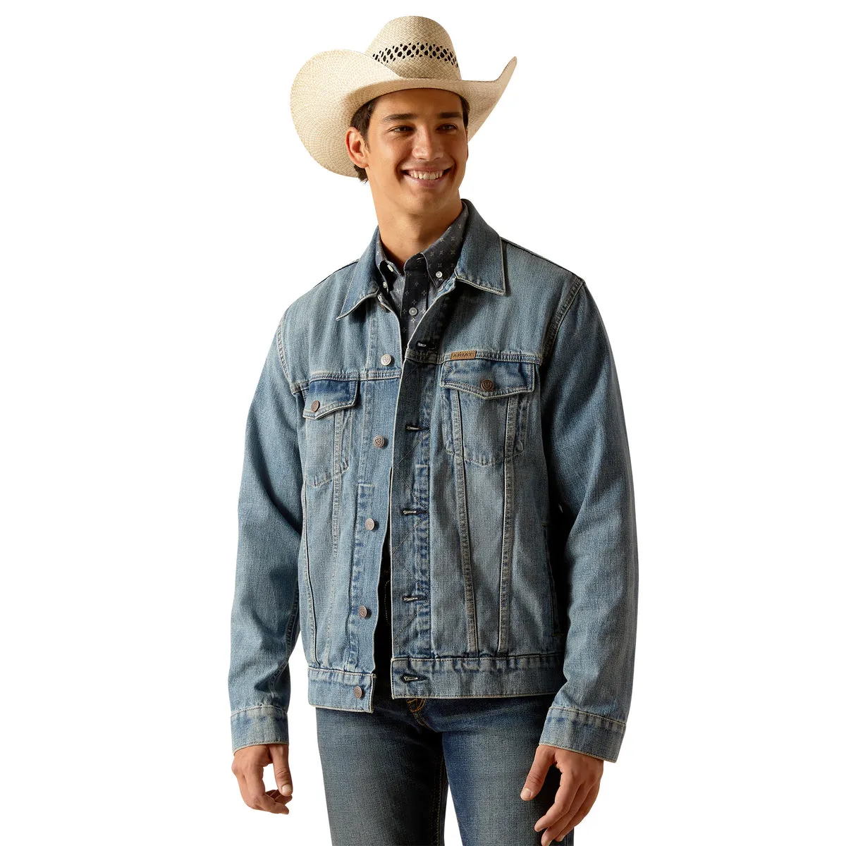 Ariat Men's Denim Trucker Jacket - Sale