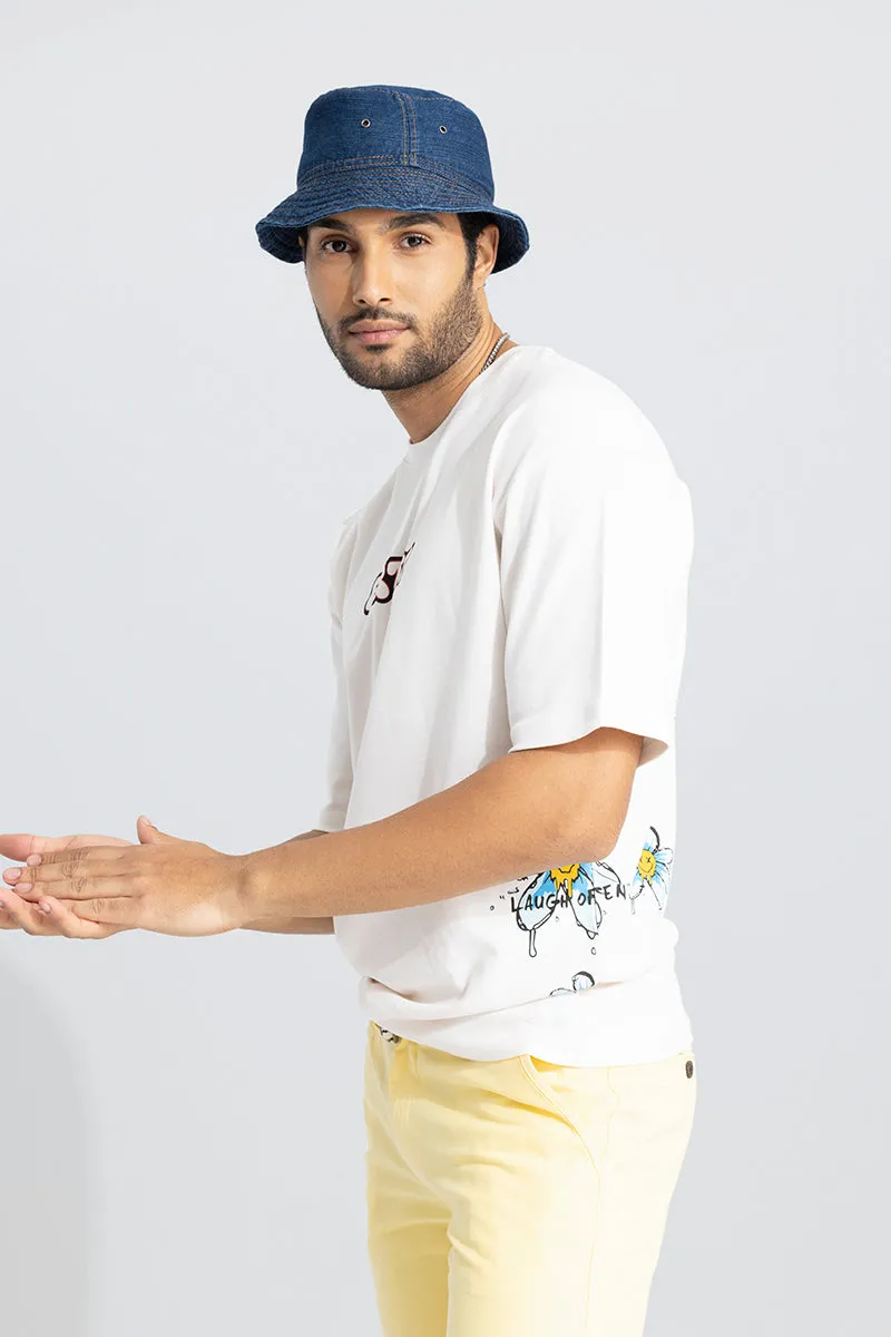 Artsy White Oversized T-Shirt