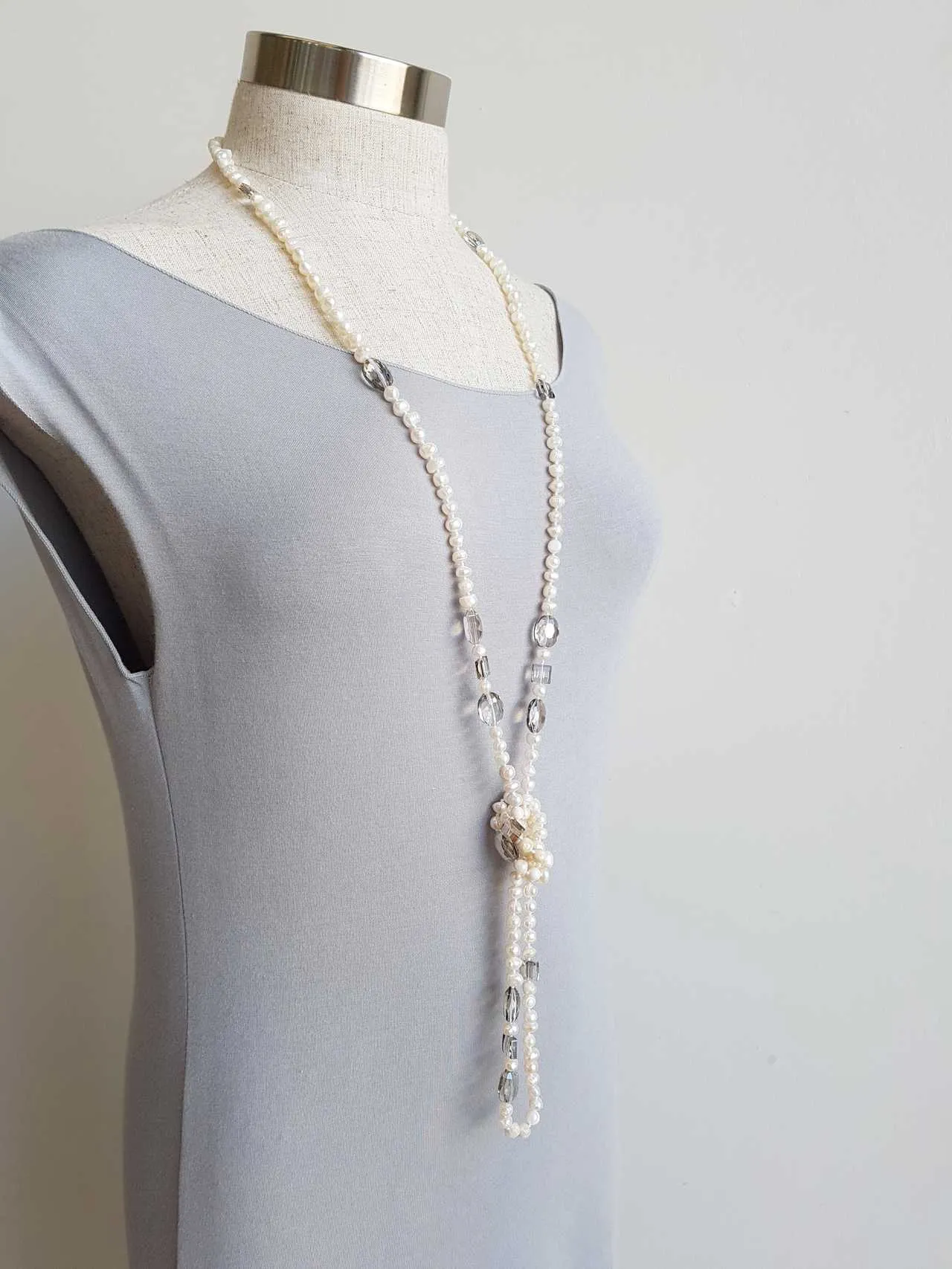 Atlantis Long Baroque Pearl Necklace
