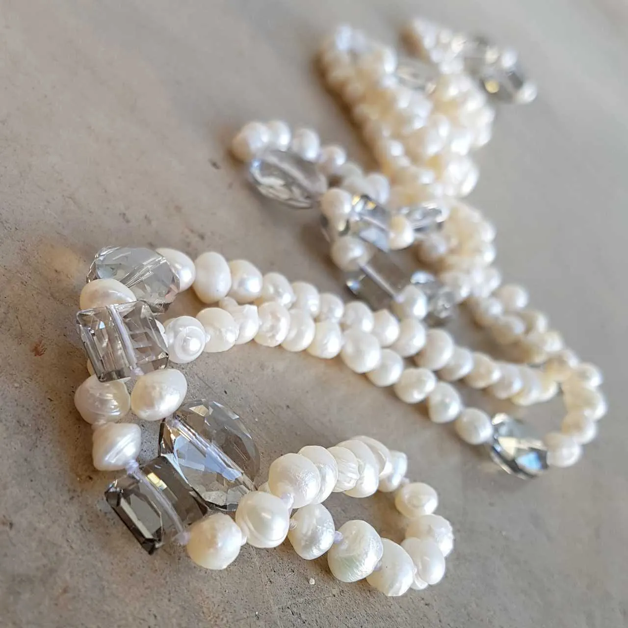 Atlantis Long Baroque Pearl Necklace