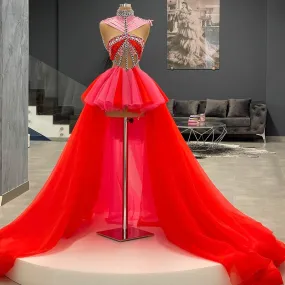Bailey Red Elegant  Evening Dress