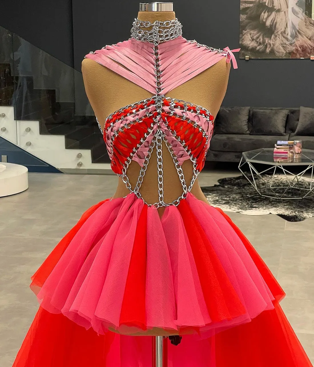 Bailey Red Elegant  Evening Dress