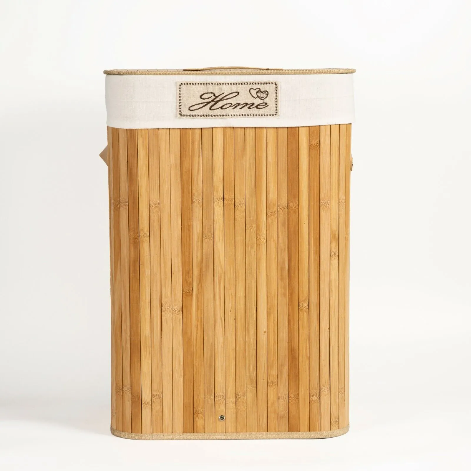 Bamboo Laundry Basket with Lining