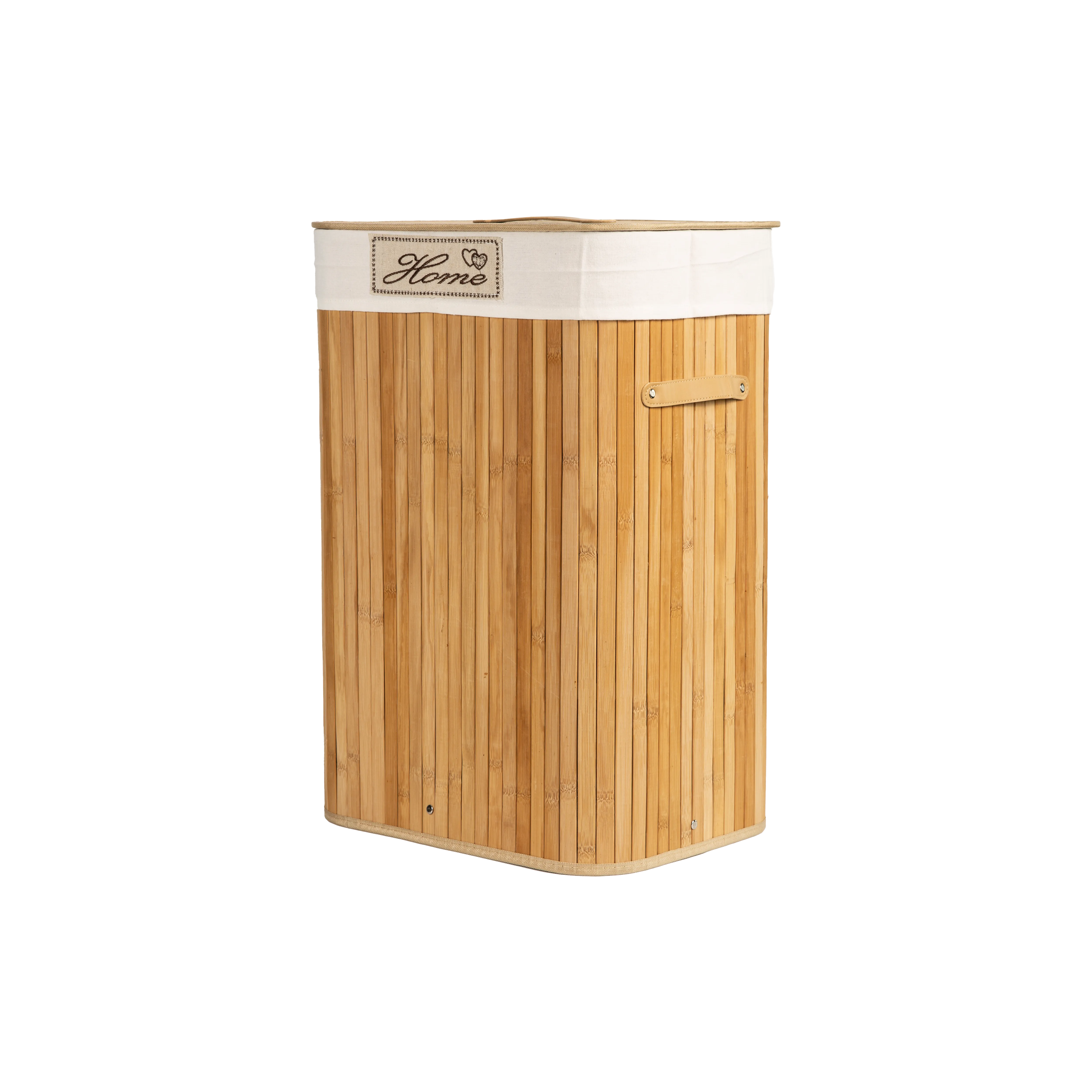 Bamboo Laundry Basket with Lining