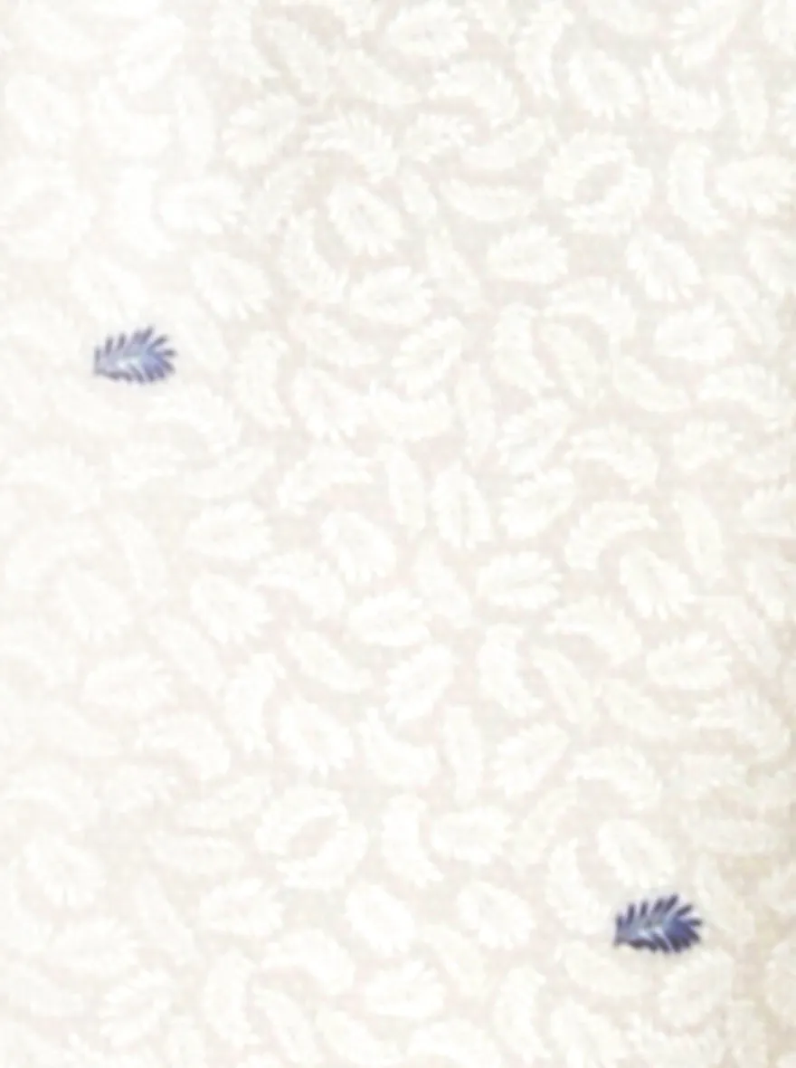 Banana Yellow Printed Slim Fit Casual Shirt | JadeBlue
