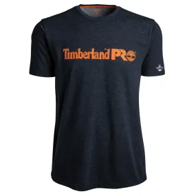 BASE PLATE SHORT SLEEVE T-SHIRT WITH LOGO - 440-Navy Heather | Timberland PRO TB0A1V9M