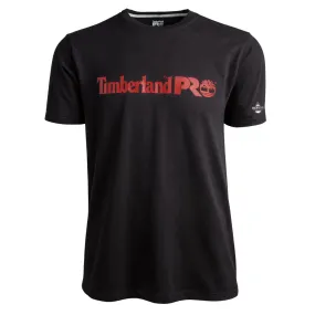 BASE PLATE SHORT SLEEVE T-SHIRT WITH LOGO - AA0-Black Classic Red | Timberland PRO TB0A1V9M