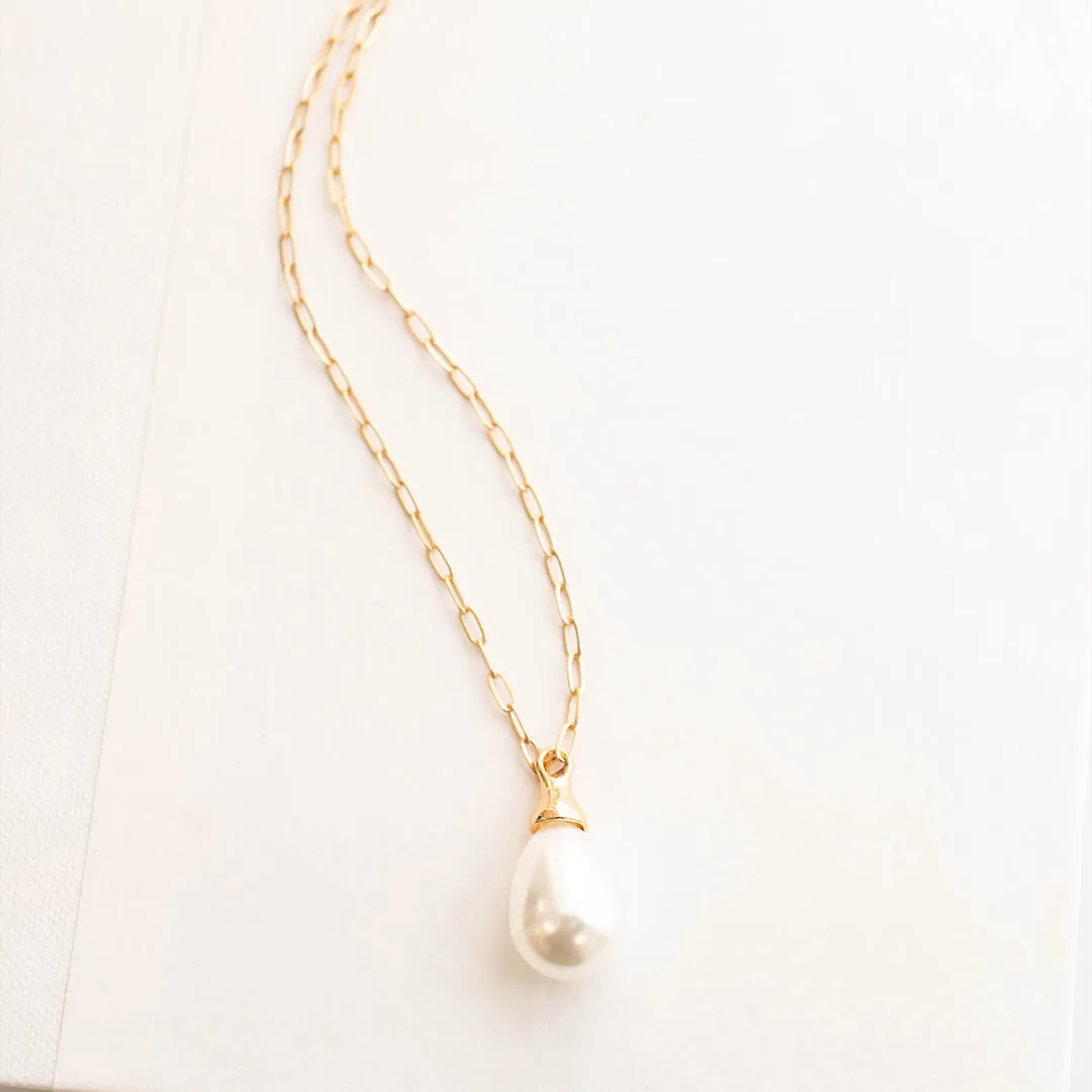 Beloved Please Necklace, Gold