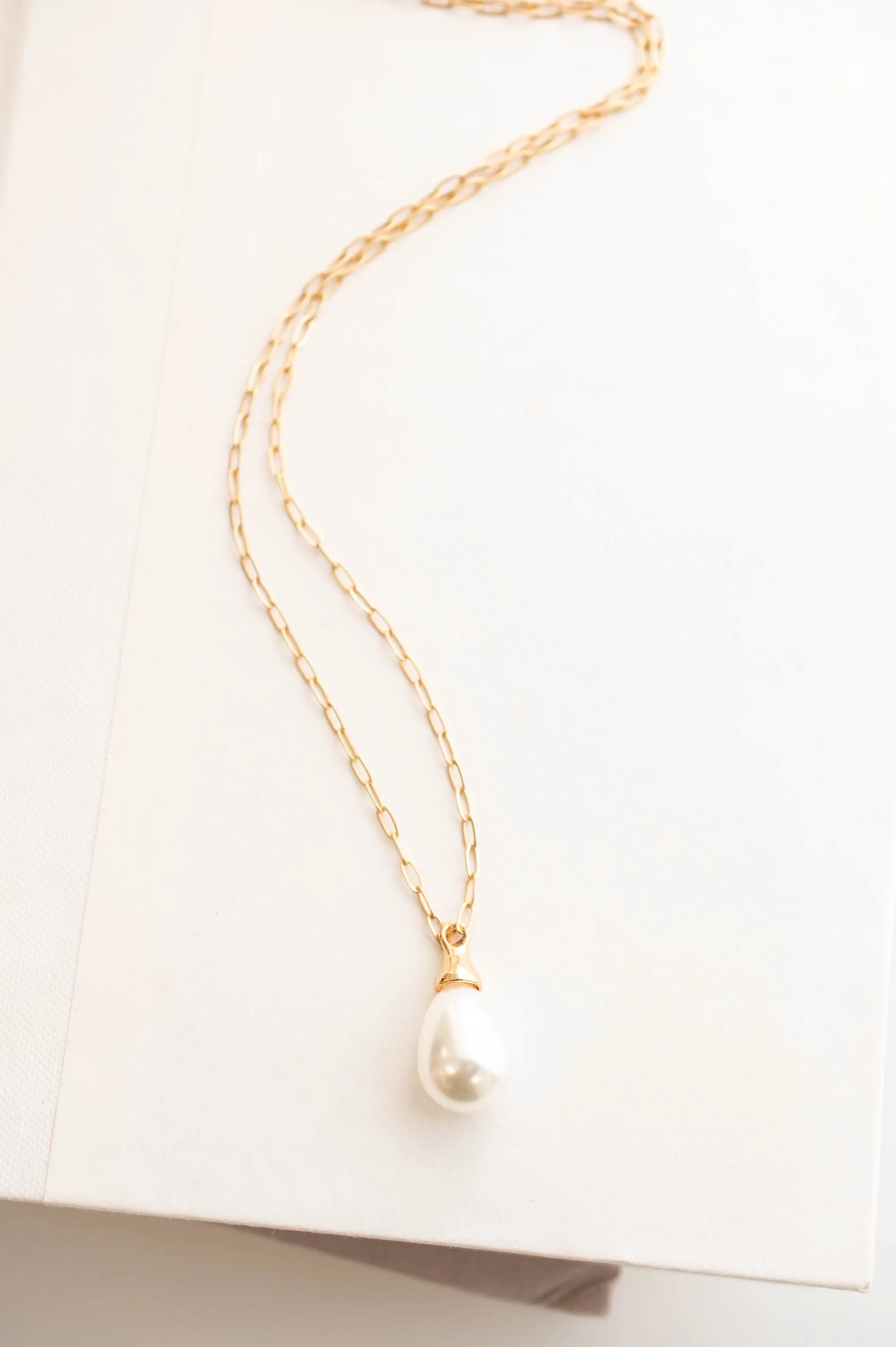 Beloved Please Necklace, Gold