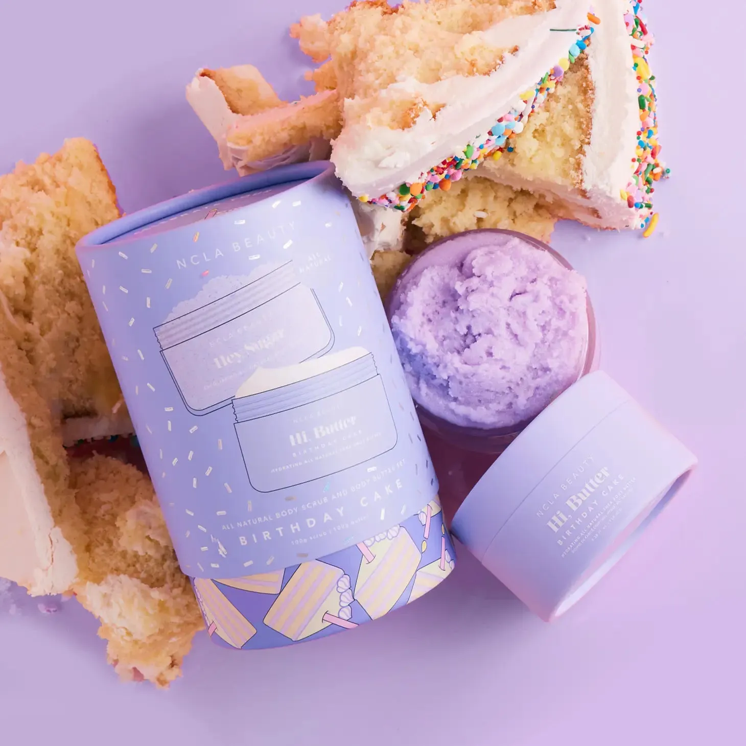Birthday Cake Body Scrub   Body Butter Gift Set