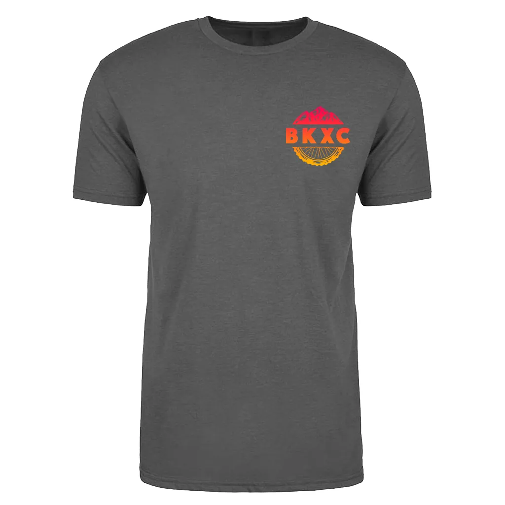 BKXC Logo - Men's Shirt (Heather Gunmetal)