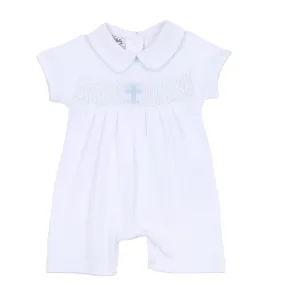 Blessed Spring Collared Short Playsuit
