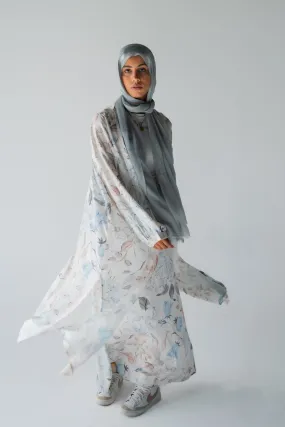 Blue Deyaa satin set
