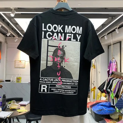 Cactus Jack Travis Scott Graphic Oversized T Shirt - Mens Graphic T Shirts