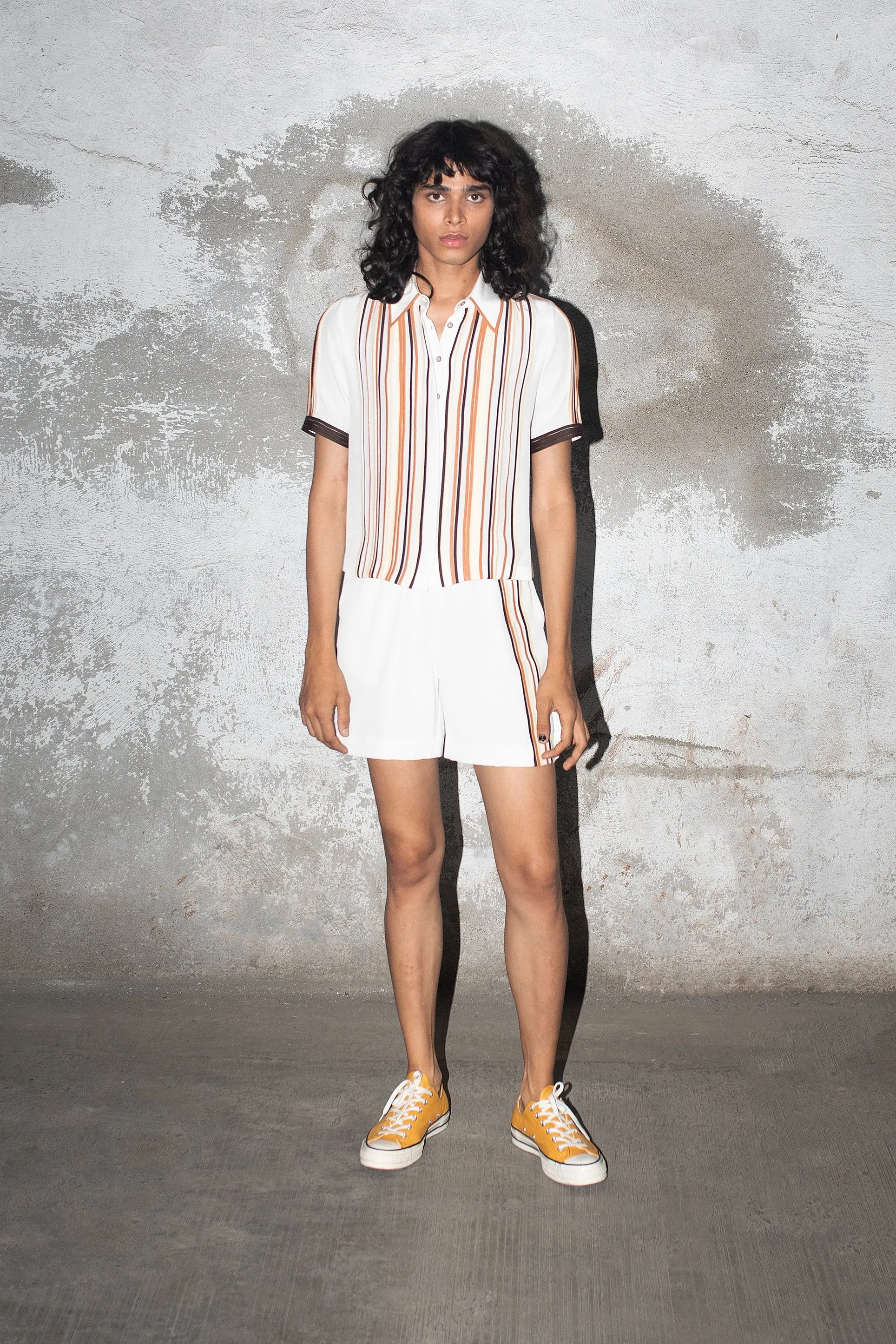 Classic Multi-binding Silk Shirt