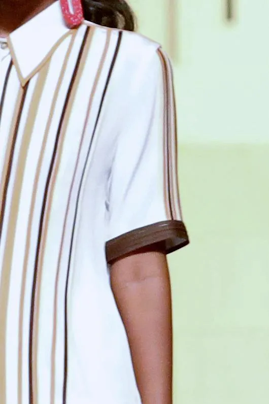 Classic Multi-binding Silk Shirt