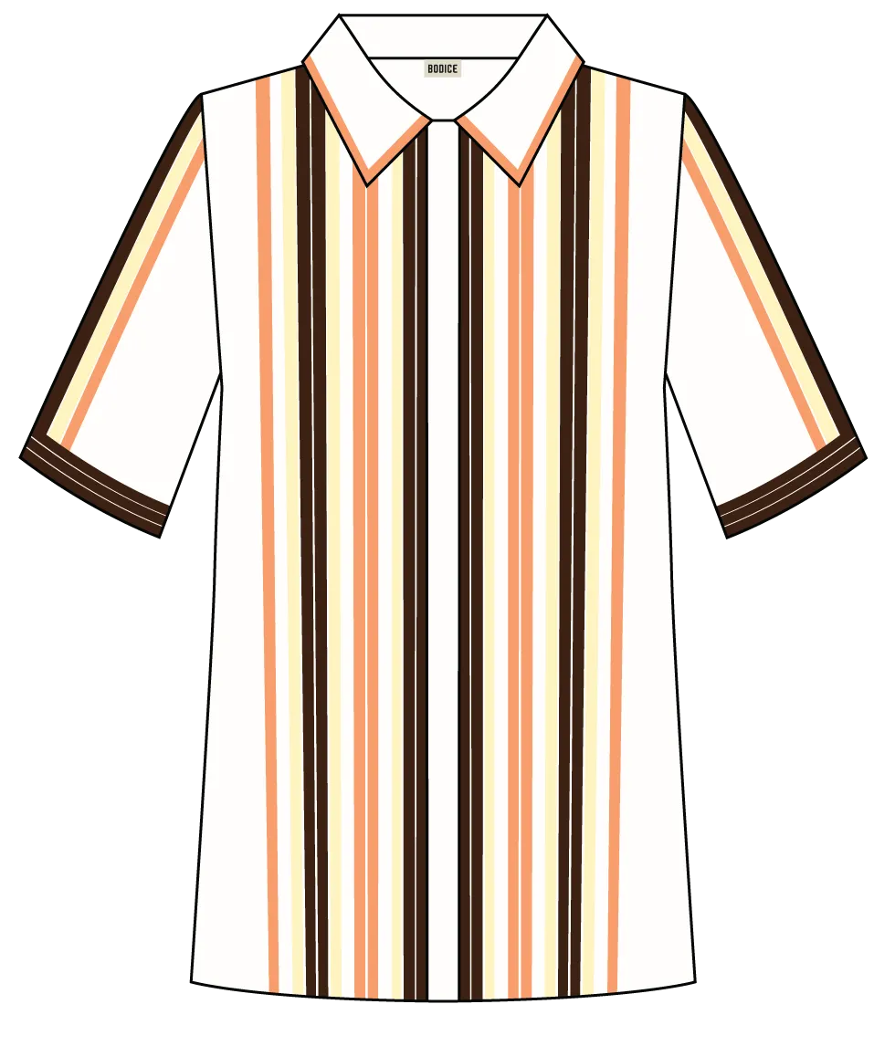 Classic Multi-binding Silk Shirt