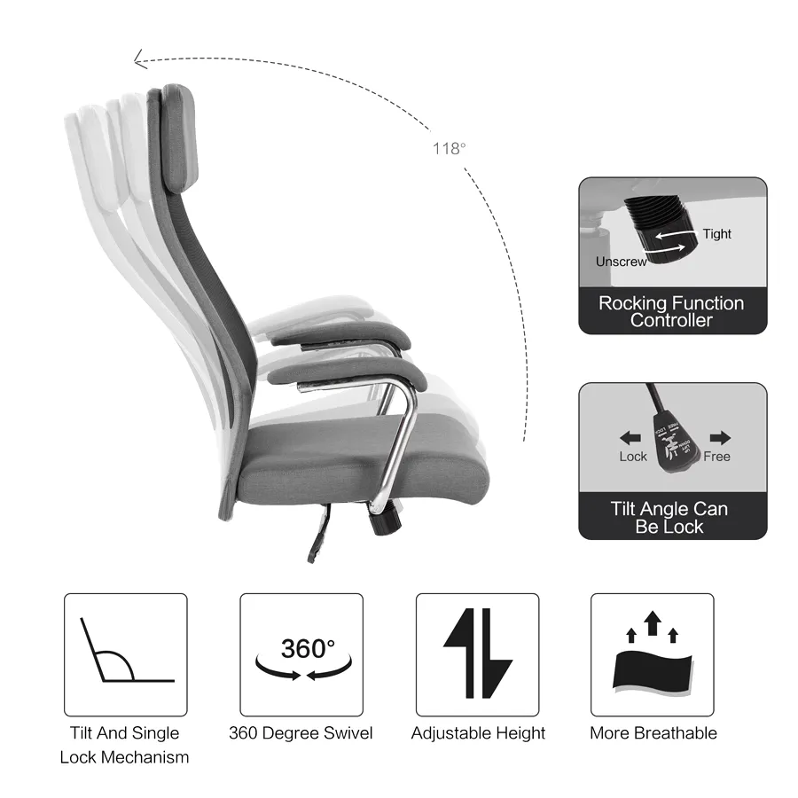 Clifford High Back Office Chair