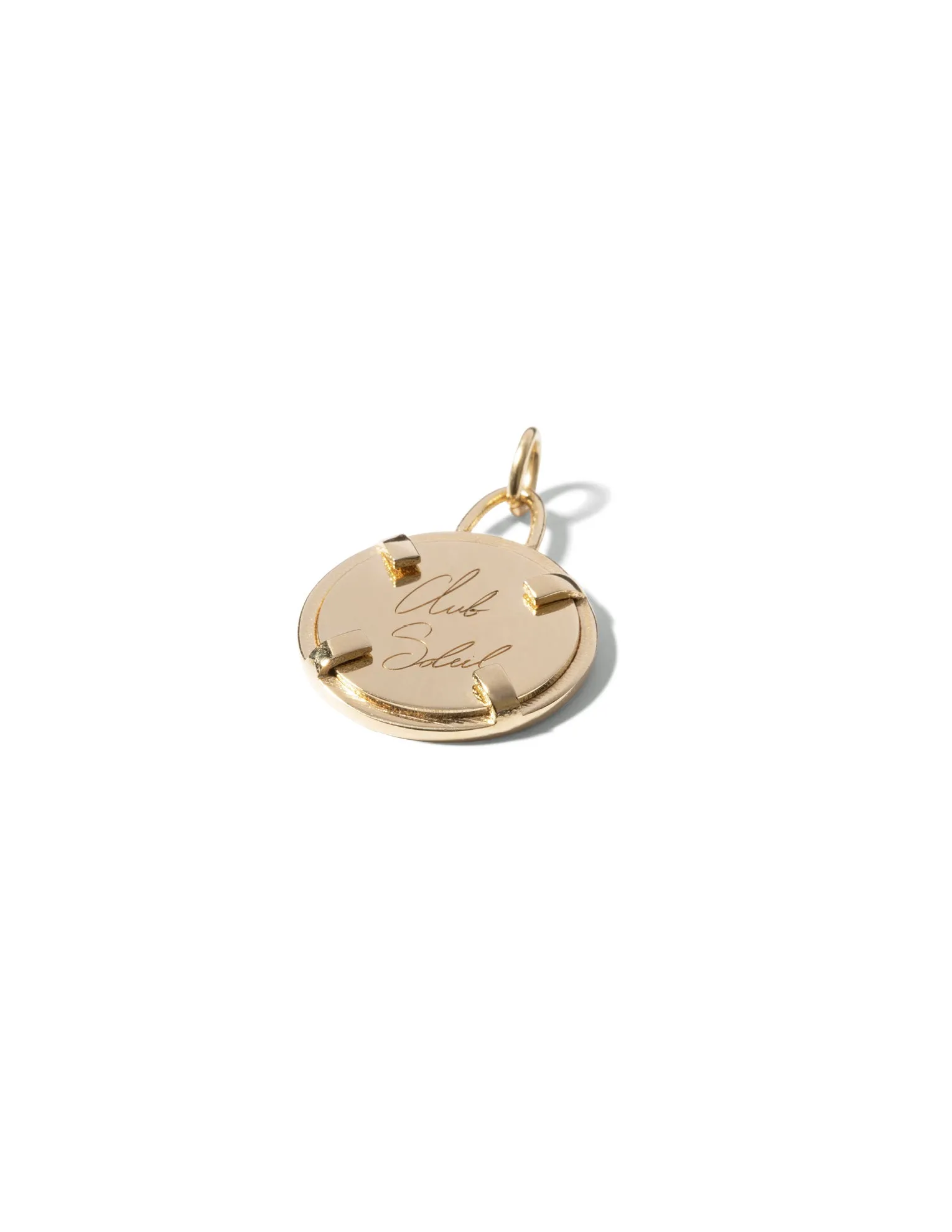 Club Soleil Coin Pendant <br> Gold Vermeil