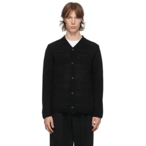 Comme des Garcons Homme Deux Black Fairsle Cardigan