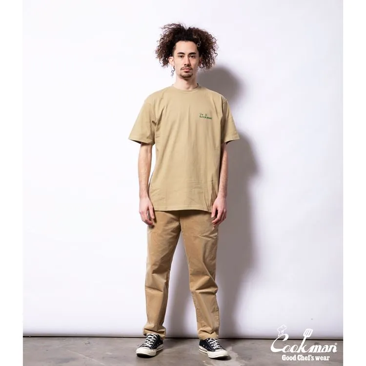 Cookman T-shirts - Kate Dog chef : Beige