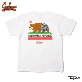 Cookman T-shirts - TM Paint California Bear : White