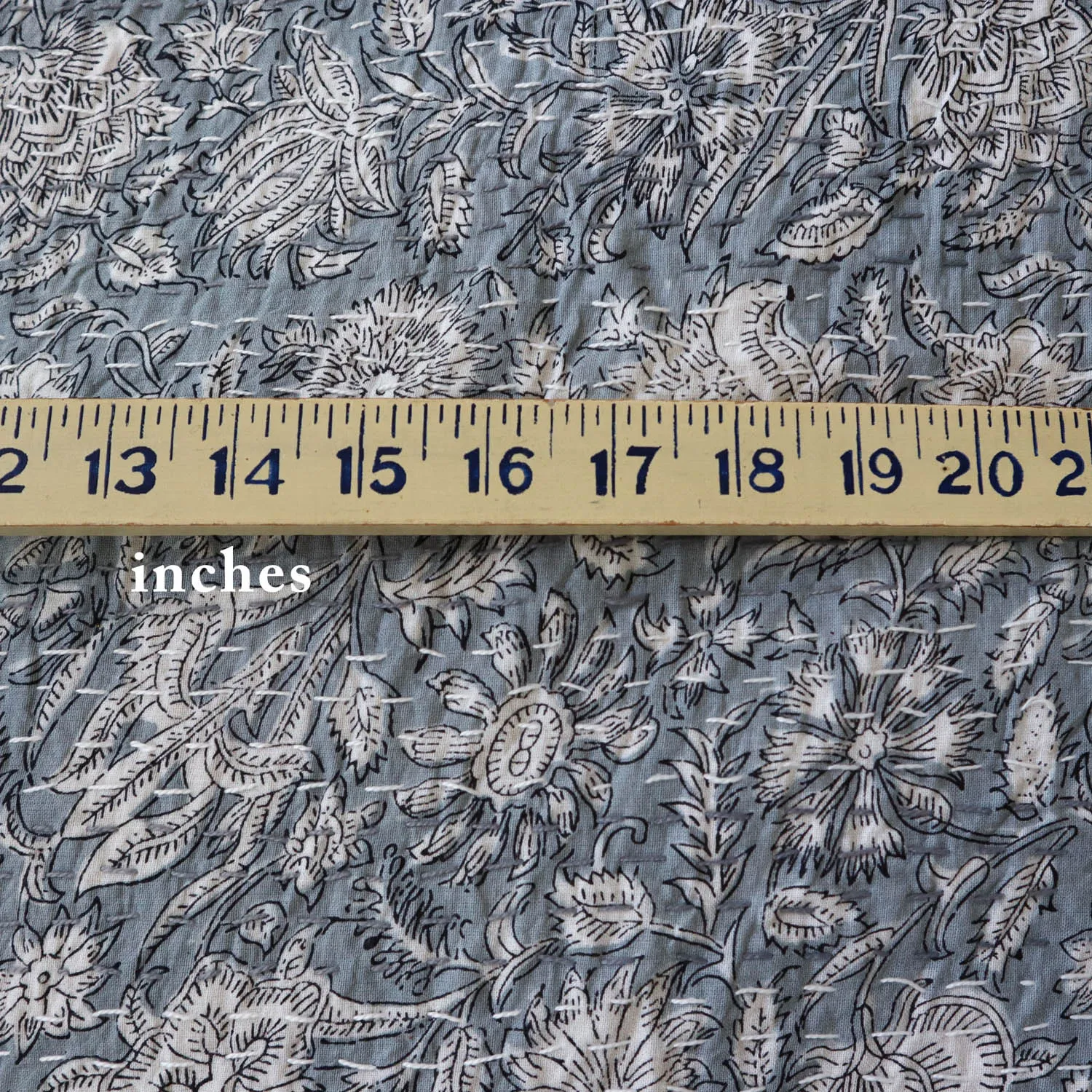 Cotton Kantha Reversible River