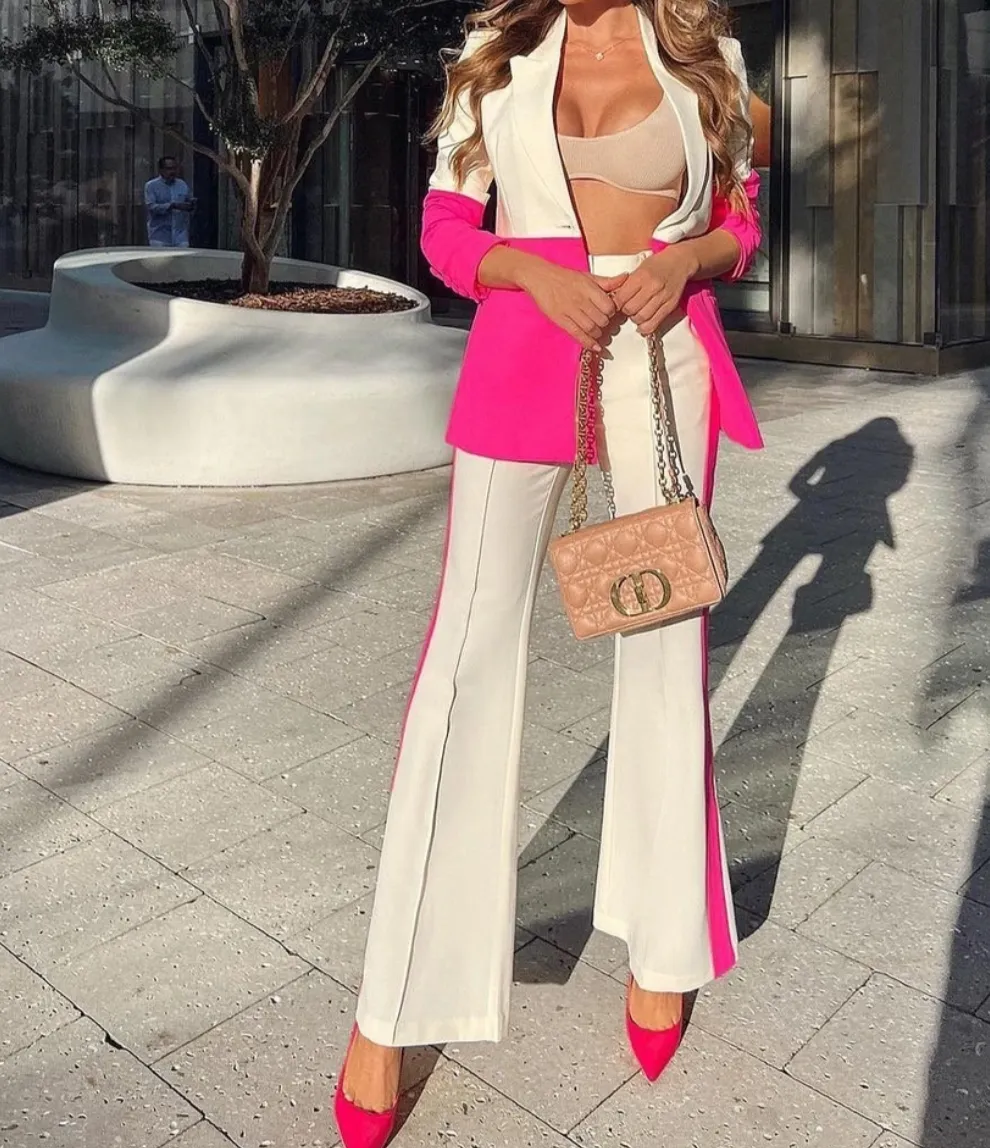DERIN Multicolor Bodycon Suit