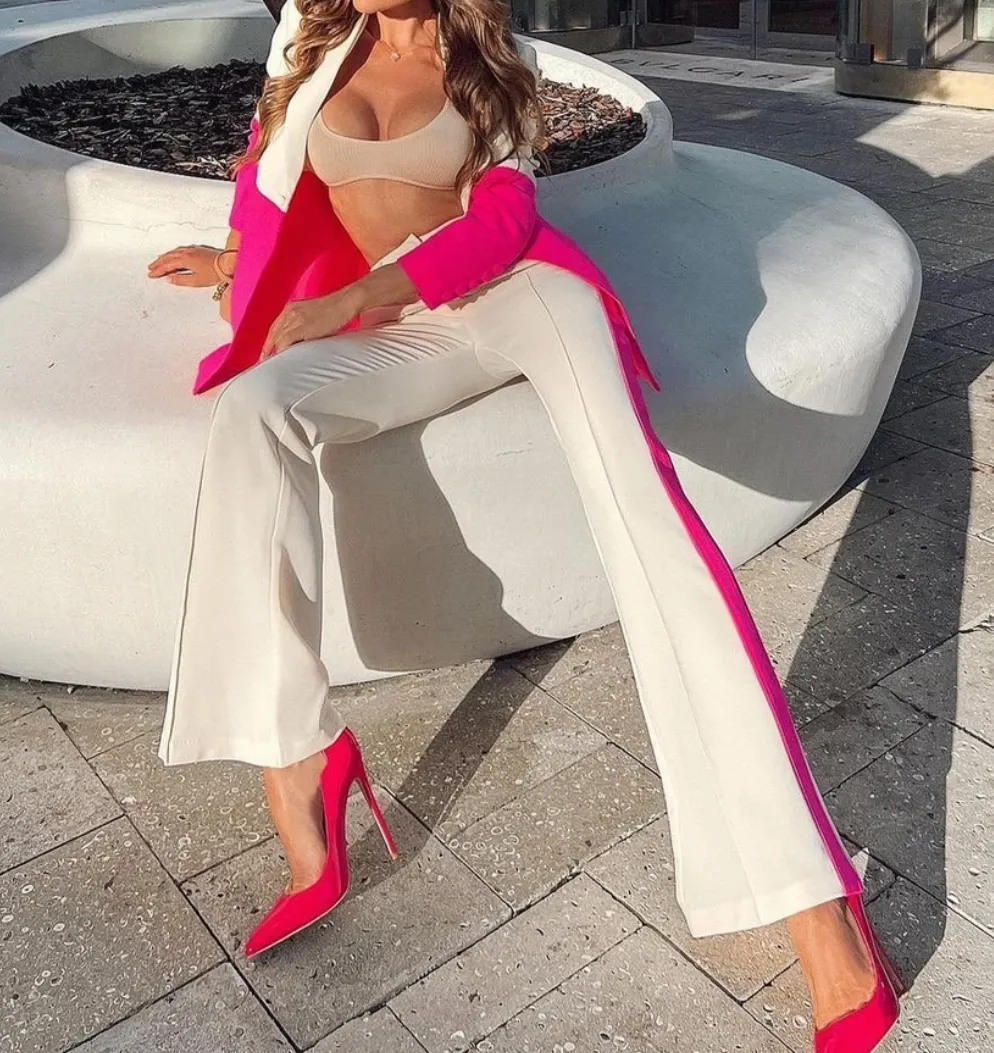 DERIN Multicolor Bodycon Suit