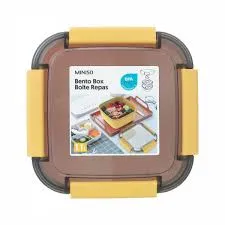 Double Layer Salad Bento Box, 1.1L(Yellow)