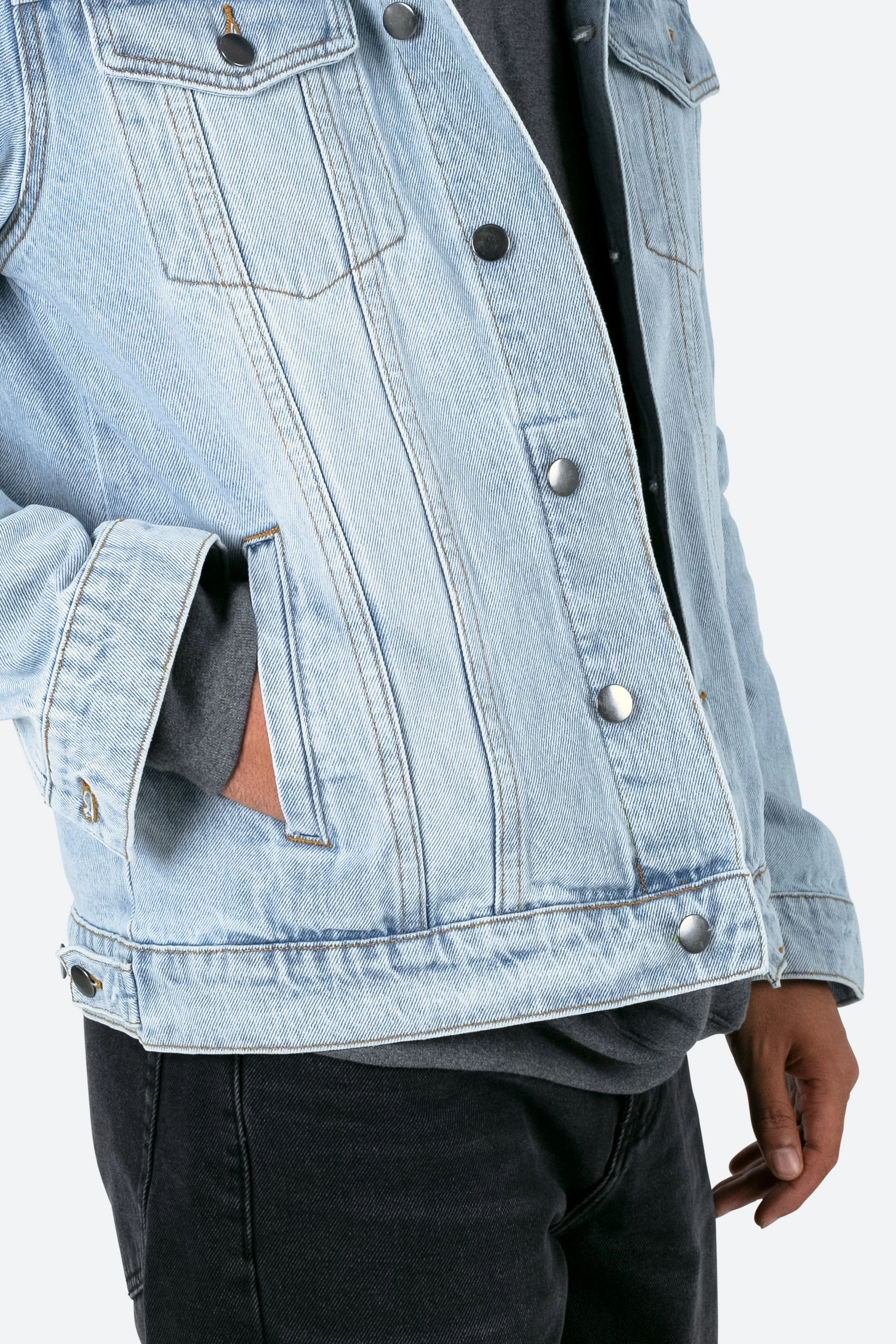 Every Day Trucker Jacket - Light Blue