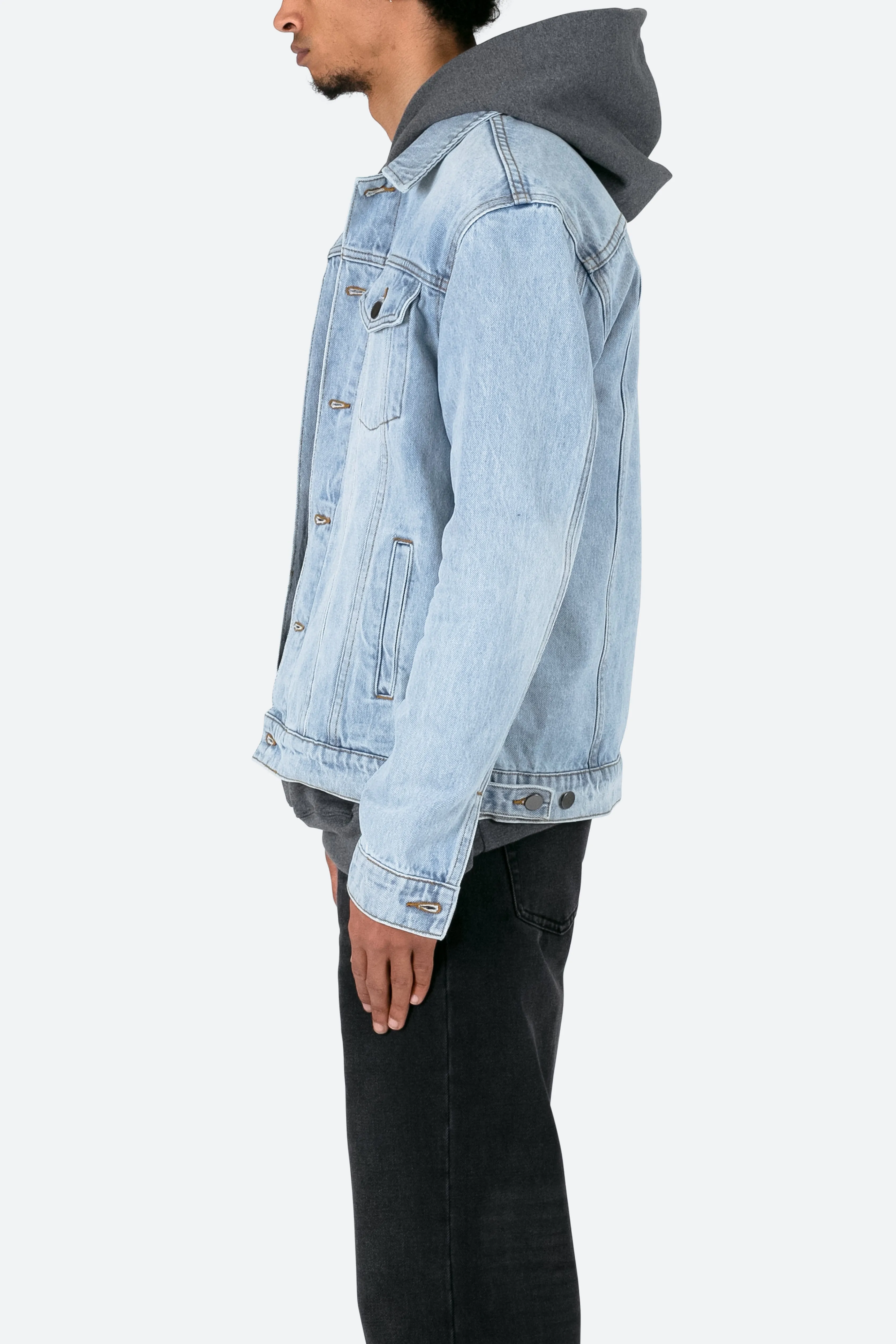 Every Day Trucker Jacket - Light Blue