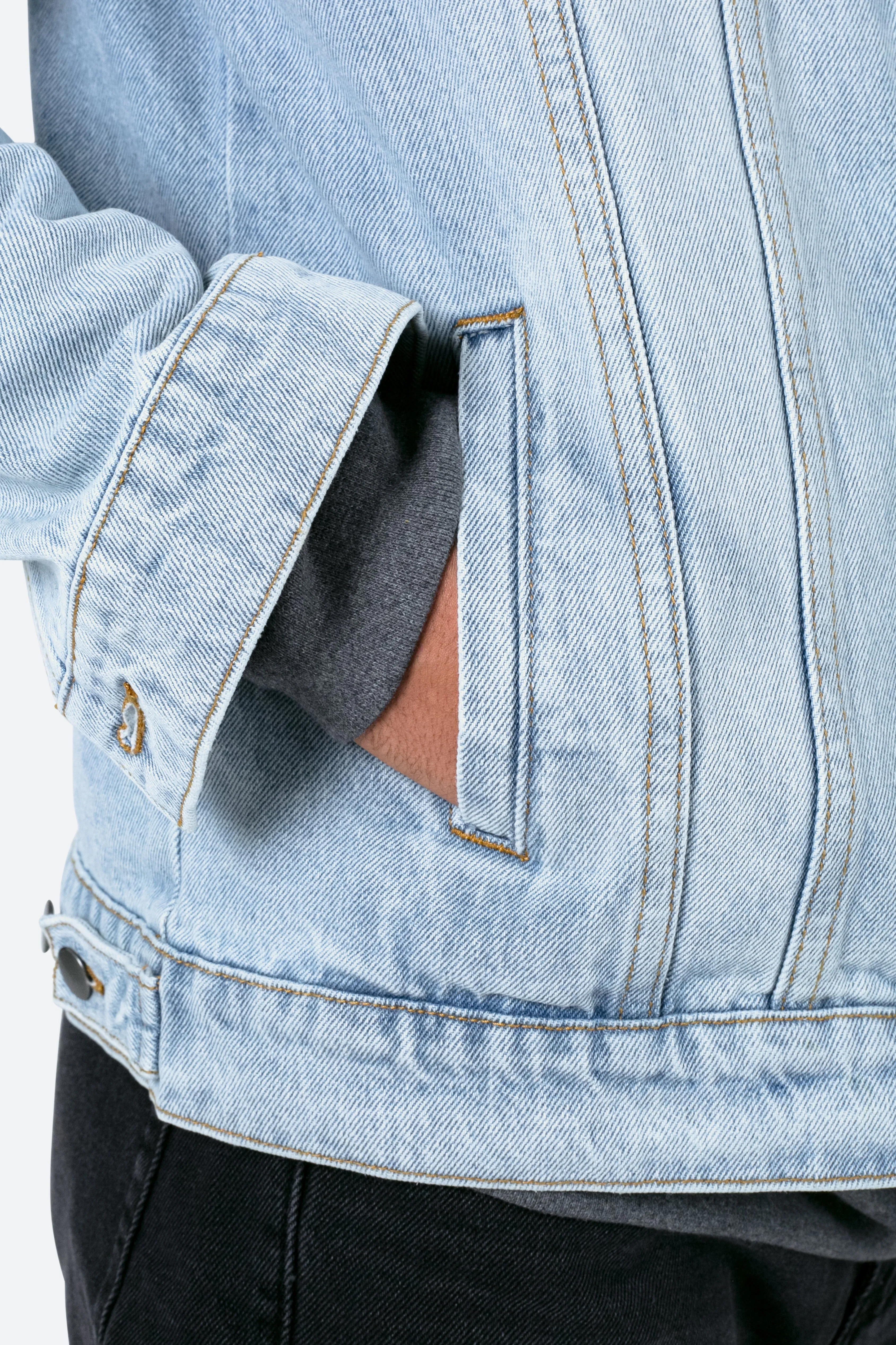 Every Day Trucker Jacket - Light Blue