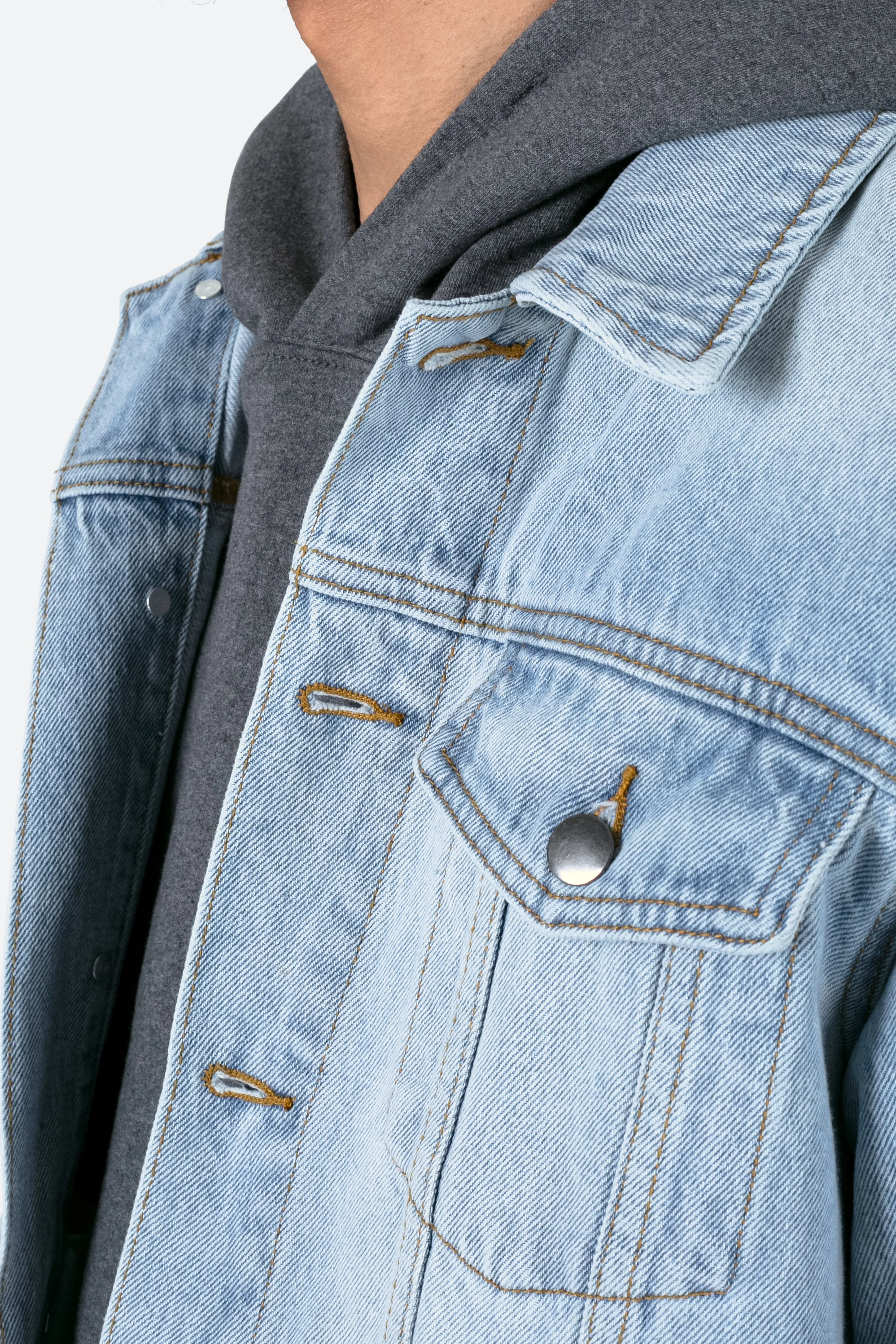 Every Day Trucker Jacket - Light Blue