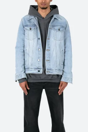 Every Day Trucker Jacket - Light Blue