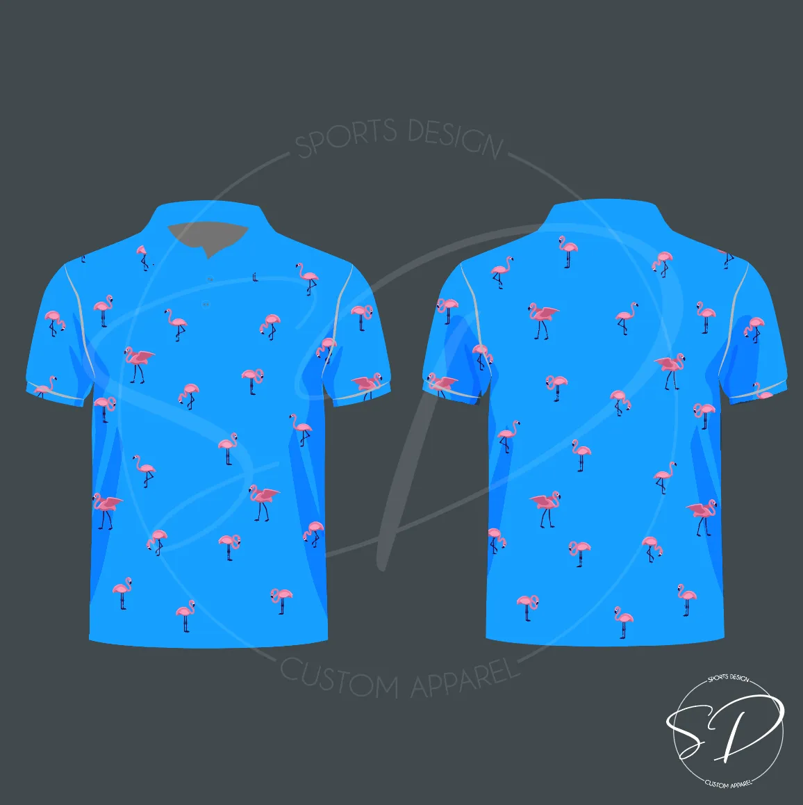 Flamingo Golf Shirt