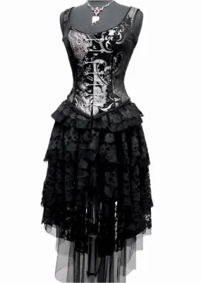 FRENCH CABARET SKIRT - BLACK LACE