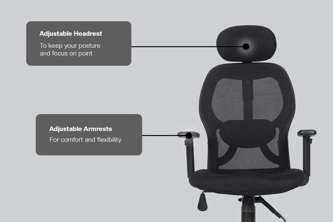 Green Soul Renewed New York High Back Mesh Office Chair